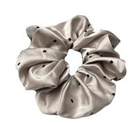 Scrunchies per Capelli 5 elastici for capelli a pois bianchi e neri da donna(Color10)