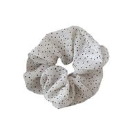 Scrunchies per Capelli Accessori for capelli con testa a sfera, tinta unita, a pois, a righe e dal temperamento fresco dolce, for intestino crasso Per la donna(Color 2)