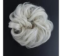 Scrunchies per capelli elastici ricci disordinati Posticci Chignon sintetico Ciambella Updo Pezzi per capelli per donne Ragazze-Q5-60,China