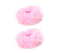 Scrunchies Per Capelli Pelosi - Fasce Elastiche Per Capelli | Gomme Per Capelli In Pelle Di Coniglio Sintetico | Supporto Per Coda Di Cavallo Soffice Per Donne O Ragazze | Fiocchi Elastici Ed Esp