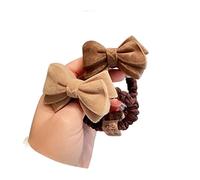 Scrunchies Per Capelli Peluche Fiocco Velluto Di Cavallo Corda Per Capelli Per La Testa Anello Ragazza Accessori Per Elastici Per Coda Di Cavallo