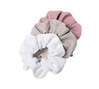 Scrunchies per Capelli Set elastici for cordoncino da 10 pezzi | Fasce elastiche adatte uso quotidiano, ideali il lavoro, l'attività fisica uscite nel tempo libero(O color)