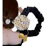 Scrunchies Per Donna Decorativo, Elegante, Morbido E Estensibile, Tenuta | Elegante Cordino Per Capelli A Forma Di Intestino Tenue Per Donne Quotidiano Fitness Yoga Allenamento Matrimonio B