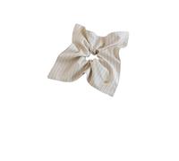 Scrunchies Per Donne 1 pezzo di sciarpa quadrata a righe, elastico for capelli in tessuto, fascia for, fiocco for, copricapo Sensation(Champagne)