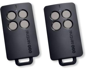 SCS Sentinel - AAM0121 - Telecomando a 4 canali con codice segreto rotante - Portata 50m - Frequenza di trasmissione da 433,05 Mhz a 434,79 MHz - 2 batterie al litio CR2032 - Controllo francese