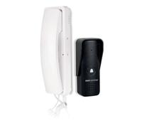 SCS SENTINEL - Citofono Audio Fisso AudioCom - Trasformatore Integrato - Alimentazione 9-12V DC - Combinato con Piastra Stradale - Frontale in Alluminio - Grado IP55 - Dimensioni L67xH208xP50