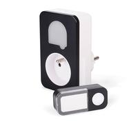 SCS Sentinel, CSF0109, Suoneria a batteria con presa a spina, nero - Sone + Black
