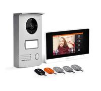 SCS Sentinel - PVF0046 - Videocitofono a 2 fili con touch screen da 4,3" - Videocitofono, campanello, staffa da parete, adattatore, viti e fissaggi - VisioDoor 4.3+ RFID