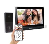 SCS Sentinel VisioWiFi 10 - Videocitofono cablato - 2 fili, touchscreen da 10" - Videocitofono Wi-Fi connesso - App per dispositivi mobili - Portata 100 m - Videosorveglianza domestica IP65 - PVF0058