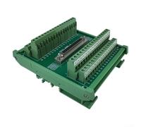 SCSI-68P-A Morsettiera 68-Pin DB-Hole per montaggio su guida DIN, compatibile con Advantech, PLC e per sistemi motore mitsubishi, morsettiera PCB verde per applicazioni industriali