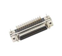 SCSI Solder Mount Femmina Socket Isolatore Terminali Ramati 14P/20P/26P/36P/50P/Saldatura Connettori Adattatore Spina