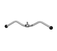 ScSPORTS® Barra LAT Machine Curva - Rotante, Carico Max. 200kg, Giunto Girevole, Zigrinata, Acciaio Cromato - Asta, Sbarra, Impugnatura LAT Machine, Pull Down Bar, Bicipiti, Tricipiti, Palestra