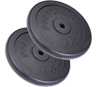 SCSPORTS® Dischi Pesi in Ghisa 30 mm, Set 2-120 kg per Bilancieri e Manubri