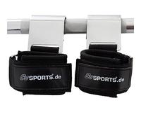 ScSPORTS Ganci per Sollevamento Pesi con Gomma, 10000368