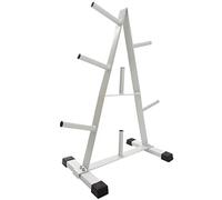 ScSPORTS Supporto per dischi da 30 mm, fino a 200 kg, bianco