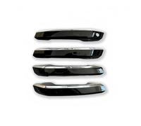 SCSTHRCRA Copri Maniglia Esterna per A*UDI per A4 A5 S5 S4 B9 Q5 Maniglia della Portiera (Black Chrome,Left Rear)