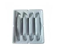 SCSTHRCRA Copri Maniglia Esterna per A*UDI per A4 A5 S5 S4 B9 Q5 Maniglia della Portiera (White Chrome,Right Side)