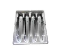 SCSTHRCRA Copri Maniglia Esterna per A*UDI per A4 A5 S5 S4 B9 Q5 Maniglia della Portiera (White,Right Side)