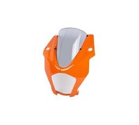 SCSTHRCRA Parabrezza Moto per K&TM RC125 RC200 RC390 2022 2023 Copertura Faro Anteriore Parabrezza Carenatura Moto (Light Smoke-Orange)