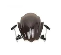 SCSTHRCRA Parabrezza Moto per S&UZUKI per GSR750 GSR600 GSR400 Parabrezza Regolabile per Moto da Strada, Copertura Antivento Adatta (Smoke)