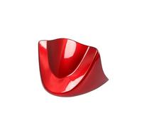 SCSTHRCRA Paramotore Protezionee Protezione per Modelli H&Arley Dyna Fat Bob 2006-2018, Spoiler Anteriore Inferiore Motocicletta Copertura della Carenatura d'Aria (Red)