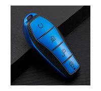 SCSTHRCRA Per B&YD Song Plus Atto 3 Han EV Tang DM QIN Seal Dolphin Remote FOB Holder Portachiavi Custodia per Chiave Auto Accessori Telecomandi per Auto(Blue,1)