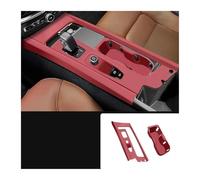 SCSTHRCRA Per V&olvo per XC60 per V60 per S60 2022-2025 Cuscinetto in Silicone per Console Centrale E Copertura Portabicchieri Bracciolo Centrale Auto(2pcs Red)