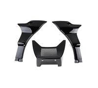 SCSTHRCRA Spoiler Laterale per Moto per H&Arley Softail Low Rider ST FXLRST 2022-2024 Accessori per Moto Kit di Copertura Spoiler Carenatura in Plastica ABS Nera (Bright Black)