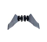 SCSTHRCRA Spoiler Laterale per Moto per Q&ianjiang per Sai 250 450 600 Spoiler Specchietto Retrovisore Alettone Posteriore Modificato Tipo Universale (Dark Grey)