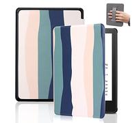 SCSVPN Custodia per Kindle Paperwhite da 6,8" di 11a generazione 2021 Release e Kindle Paperwhite Signature Edition, custodia sottile in pelle PU resistente di alta qualità con cinturino da polso