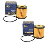 SCT 2x Filtro Olio Hauptstromölfilter SH 4787 P-2 Per Smart Fortwo Cabrio