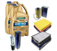 SCT Controllo Set 10 L RAVENOL SSL 0W-40 per BMW Serie 5 E39 540i 535i
