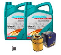 SCT Controllo Set 10L ADDINOL SUPER LIGHT 5W-40 Per BMW 7 Serie E65 E66 E67