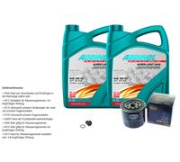 SCT Controllo Set 10L ADDINOL SUPER LIGHT 5W-40 Per Isuzu Trooper II UB 3.2