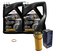 SCT Controllo Set 10L MANNOL 5W-30 per Mercedes C-Klasse Coupe CL203 Musso