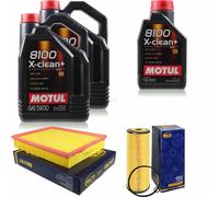 SCT Controllo Set 10L Motul 8100 X-CLEAN+ 5W-30 Per VW Crafter 30-50 Kasten