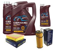SCT Controllo Set 11L MANNOL Ceramic 5W-40 Per Mercedes-Benz Sprinter 3-T