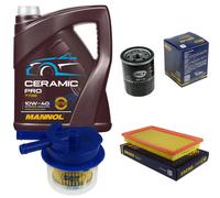 SCT Controllo Set 5 L MANNOL Ceramic Pro 10W-40 per Nissan Sunny III