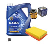 SCT Controllo Set 5 L MANNOL Classic 10W-40 Per Peugeot 307 3A/C 1.6 16V