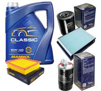 SCT Controllo Set 5 L MANNOL Classic 10W-40 per VW Golf III 1.9 TDGTD Vento
