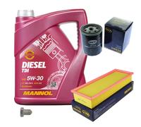 SCT Controllo Set 5 L MANNOL Diesel TDI 5W-30 Per Seat Cordoba 6K1 6K2