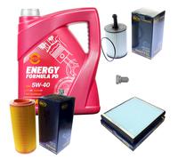 Sct Controllo Set 5 L mannol Energia Formula Pd 5W-40 per Audi A2 8Z0 1.4