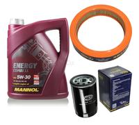 SCT Controllo Set 5 L MANNOL Energy 5W-30 per Audi 80 2.0 1.6 1.8 S 100