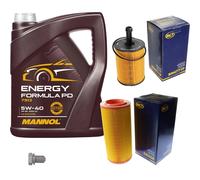 SCT Controllo Set 5 L MANNOL Energy Formula PD 5W-40 Per Audi A2 8Z0 1.4