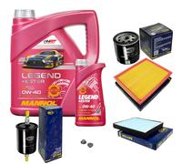 SCT Controllo Set 5 L MANNOL Legend+Ester 0W-40 Per Opel Zafira A