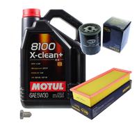 SCT Controllo Set 5 L Motul 8100 X-CLEAN+ 5W-30 Per Seat Cordoba 6K1 6K2