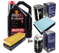 SCT Controllo Set 5 L Motul 8100 X-CLEAN+ 5W-30 Per Seat Cordoba 6K1 6K2