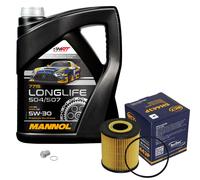 SCT Controllo Set 5L 5W-30 Olio Motore per Volvo V40 V70 S40 1.8 1.6 32412081