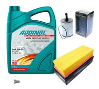 SCT Controllo Set 5L ADDINOL GIGA LIGHT MV 5W-30 Per VW Touran 1T1 1T2 2.0