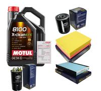 Sct Controllo Set 5L di Motul 8100 x-Pulire Efe 5W-30 per . Audi A6 1.9